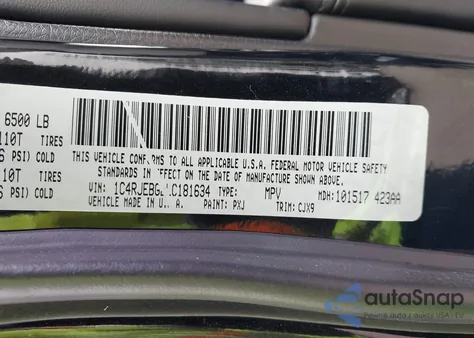 2020 Jeep Grand Cherokee Limited 4X2 z USA, uszkodzony, nr VIN 1C4RJEBG2LC181634